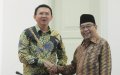 Gubernur DKI Ahok dan Ketua BPK Harry Ashar Azis Terlihat Mesra