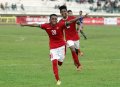 Gunansar P Mandoen Lakukan Selebrasi Usai Cetak Gol