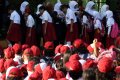 Hari Pertama Masuk Sekolah Usai Idul Fitri