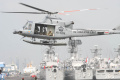Helikopter TNI AL dan Tim Demolisi Kopaska mengikuti upacara pen