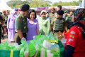 HUT ke-70 TNI Gelar Donor Darah dan Bazar di Cilangkap