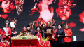 HUT PDIP Ke-50, Mega Berikan Potongan Tumpeng Ke Presiden Jokowi