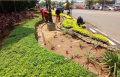 Indahnya Taman Kota Simpang Bandara Emas yang Selalu Dirawat