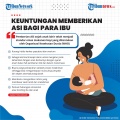 Infografis Keuntungan Memberikan ASI Bagi Para Ibu