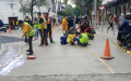 Jalan Anti Licin Ketika Hujan di Kawasan Kota Tua
