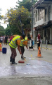 Jalan Anti Licin Ketika Hujan di Kawasan Kota Tua