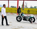 Jokowi Naik Motor dari Sibisa ke Kawasan Pantai Bebas Parapat