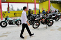 Jokowi Naik Motor dari Sibisa ke Kawasan Pantai Bebas Parapat