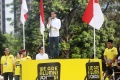 Jokowi Naik Sepeda Hadiri Deklarasi Alumni Universitas Indonesia