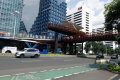 JPO Pinishi Jalan Jenderal Sudirman Jakarta