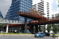 JPO Pinishi Jalan Jenderal Sudirman Jakarta