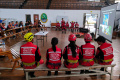 JQR dan VRI Gelar Latihan Bersama Vertical Rescue di GOR Saparua