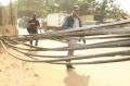 Kabel Listrik Berantakan di Lokasi Proyek Tol Cengkareng