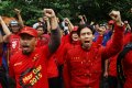 Kabut Demo Peringatan Pra May Day