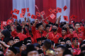 Kader PDI Perjuangan Ramaikan Perayaan HUT Ke-50