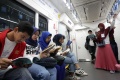 Kampanye Ruang Baca Jakarta di Dalam MRT