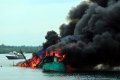 Kapal Asing Ilegal Kembali Diledakkan