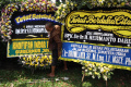 Karangan Bunga Duka Cita di Rumah Duka Achmad Hermanto Dardak