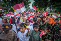 Karnaval Siswa Menyambut HUT ke-78 RI di Palembang