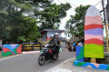 Kawasan Cingised Kota Bandung Dipercantik Cat Warna Warni