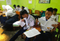 Kegiatan Belajar Mengajar SMP PGRI 6 Kota Bandung Numpang di SDN 205 Neglasari