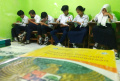 Kegiatan Belajar Mengajar SMP PGRI 6 Kota Bandung Numpang di SDN 205 Neglasari
