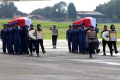 Kedatangan Jenazah Korban Jatuhnya Helikopter Polri NBO-105