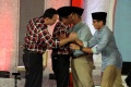 Pesan Damai dari Cagub-Cawagub DKI Usai Debat Panas