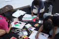 Kemah Solidaritas untuk Palestina di Depan Kedubes AS