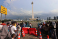 Kembali Dibuka Monas Dipadati Pengunjung