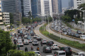 Kepadatan Arus Lalu Lintas di Jalan Sudirman Jakarta