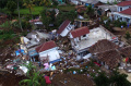 Kerusakan di Kampung Cisarua Desa Sarampad Akibat Gempa Cianjur