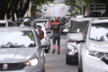 Ketika Spider-Man Bergelantungan di Jalan Brasil