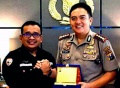 Ketum BPI KPNPA RI Silaturahmi Dengan Dirkrimsus Polda Jatim
