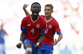 Keysher Fuller Selebrasi usai Bobol Gawang Jepang