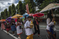 Khidmat Perayaan Waisak di Candi Borobudur