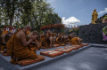 Khidmat Perayaan Waisak di Candi Borobudur