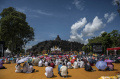 Khidmat Perayaan Waisak di Candi Borobudur