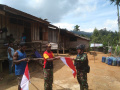Kibarkan Bendera Merah Putih Diujung Perbatasan