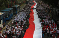 Kirab Merah Putih di Jakarta
