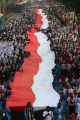Kirab Merah Putih di Jakarta