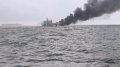 KN Pulau Dana-323 Bakamla RI Padamkan Kapal Terbakar