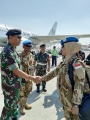 Komandan PMPP TNI Melepas Keberangkatan Satgas TNI Konga XXXIX-B