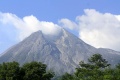 Kondisi Terkini Gunung Merapi Dilihat dari Kawasan Kalitengah Lor Sleman