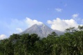 Kondisi Terkini Gunung Merapi Dilihat dari Kawasan Kalitengah Lor Sleman