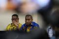 Konferensi Pers Kuasa Hukum Lukas Enembe