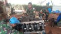 Konga Perbaiki Spare Part Alat Berat Bull Dozer di Afrika