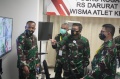 Kunjungan Pangkogabwilhan I ke RSD Wisma Atlet Kemayoran