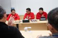 Kunjungan PDIP Ke Kantor Tribun