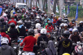 Lalu Lintas Macet Parah di Rancamanyar Kabupaten Bandung